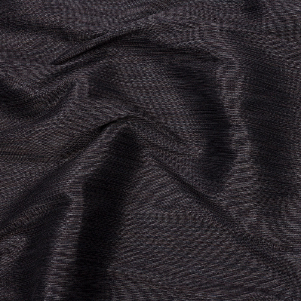 Recycled Polyester Bengaline – Graphite Striations – British Imported Recycled Polyester Bengaline – Graphite Striations – British Imported