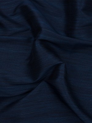 Recycled Polyester Bengaline – Navy Striations – British Imported Recycled Polyester Bengaline – Navy Striations – British Imported