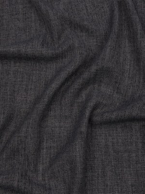 Soft Textured Recycled Polyester Drapery Woven – Charcoal – British Imported Soft Textured Recycled Polyester Drapery Woven – Charcoal – British Imported