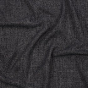 Soft Textured Recycled Polyester Drapery Woven – Charcoal – British Imported Soft Textured Recycled Polyester Drapery Woven – Charcoal – British Imported