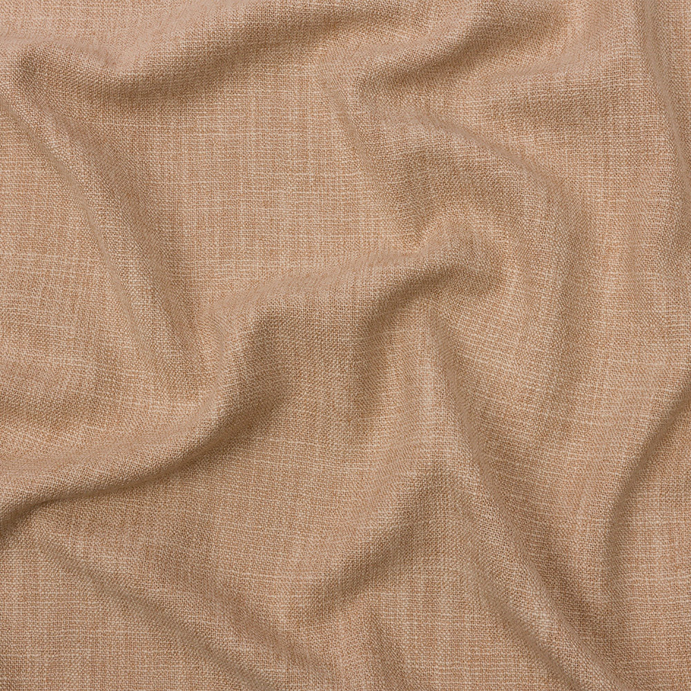 Soft Textured Recycled Polyester Drapery Woven – Fawn – British Imported Soft Textured Recycled Polyester Drapery Woven – Fawn – British Imported