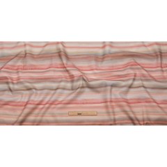 Cotton Canvas Print – Shell Painterly Stripes – British Imported Cotton Canvas Print – Shell Painterly Stripes – British Imported