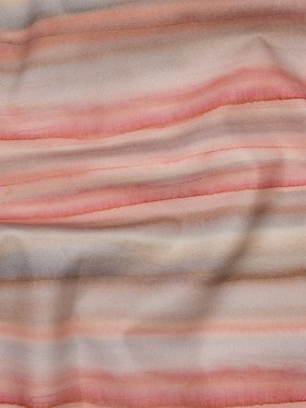 Cotton Canvas Print – Shell Painterly Stripes – British Imported Cotton Canvas Print – Shell Painterly Stripes – British Imported