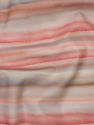 Cotton Canvas Print – Shell Painterly Stripes – British Imported Cotton Canvas Print – Shell Painterly Stripes – British Imported