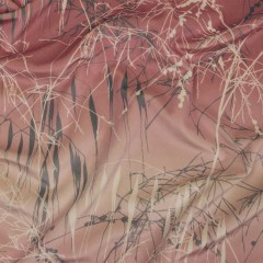Printed Polyester Velvet – Shell Meadow Grass Ombre – British Imported Printed Polyester Velvet – Shell Meadow Grass Ombre – British Imported
