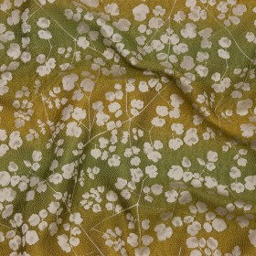 Drapery Jacquard – Olive Ombre Stripes and Little Flowers – British Imported Drapery Jacquard – Olive Ombre Stripes and Little Flowers – British Imported