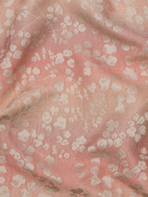 Drapery Jacquard – Shell Ombre Stripes and Little Flowers – British Imported Drapery Jacquard – Shell Ombre Stripes and Little Flowers – British Imported