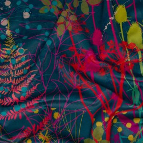 Drapery Velvet – Rainbow Forest Silhouettes – British Imported Drapery Velvet – Rainbow Forest Silhouettes – British Imported