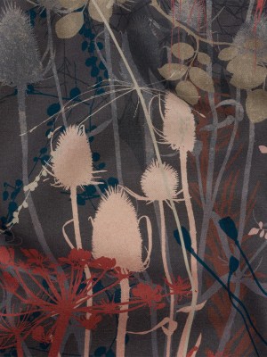 Cotton Canvas Print – Clay Forest Silhouettes – British Imported Cotton Canvas Print – Clay Forest Silhouettes – British Imported