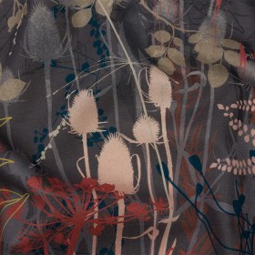 Cotton Canvas Print – Clay Forest Silhouettes – British Imported Cotton Canvas Print – Clay Forest Silhouettes – British Imported