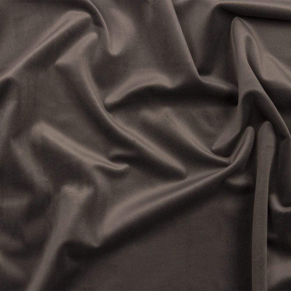 Lush Polyester Drapery Velvet – Mocha – British Imported Lush Polyester Drapery Velvet – Mocha – British Imported