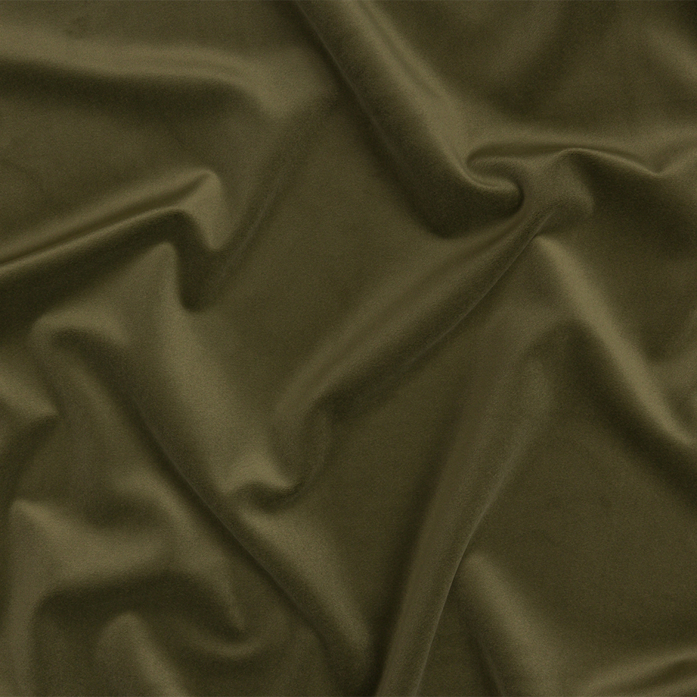 Lush Polyester Drapery Velvet – Olive – British Imported Lush Polyester Drapery Velvet – Olive – British Imported