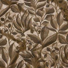 Metallic Drapery Jacquard – Ochre Lucent Leaves – British Imported Metallic Drapery Jacquard – Ochre Lucent Leaves – British Imported