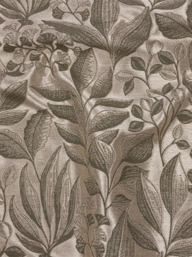 Metallic Drapery Jacquard – Pebble Lucent Leaves – British Imported Metallic Drapery Jacquard – Pebble Lucent Leaves – British Imported