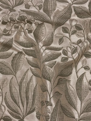 Metallic Drapery Jacquard – Pebble Lucent Leaves – British Imported Metallic Drapery Jacquard – Pebble Lucent Leaves – British Imported