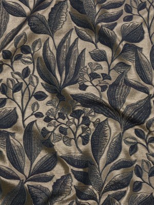 Metallic Drapery Jacquard – River Lucent Leaves – British Imported Metallic Drapery Jacquard – River Lucent Leaves – British Imported