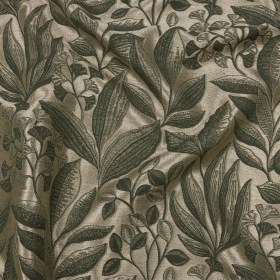 Metallic Drapery Jacquard – Sage Lucent Leaves – British Imported Metallic Drapery Jacquard – Sage Lucent Leaves – British Imported