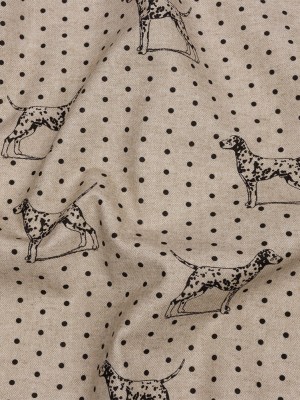 Cotton Canvas Print – Linen Dalmation Spots – British Imported Cotton Canvas Print – Linen Dalmation Spots – British Imported