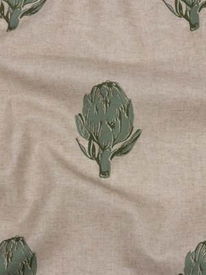 Cotton Canvas Print – Fern Artichokes – British Imported Cotton Canvas Print – Fern Artichokes – British Imported