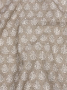 Cotton Canvas Print – Linen Leaves – British Imported Cotton Canvas Print – Linen Leaves – British Imported