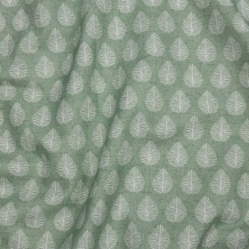 Cotton Canvas Print – Sage Leaves – British Imported Cotton Canvas Print – Sage Leaves – British Imported