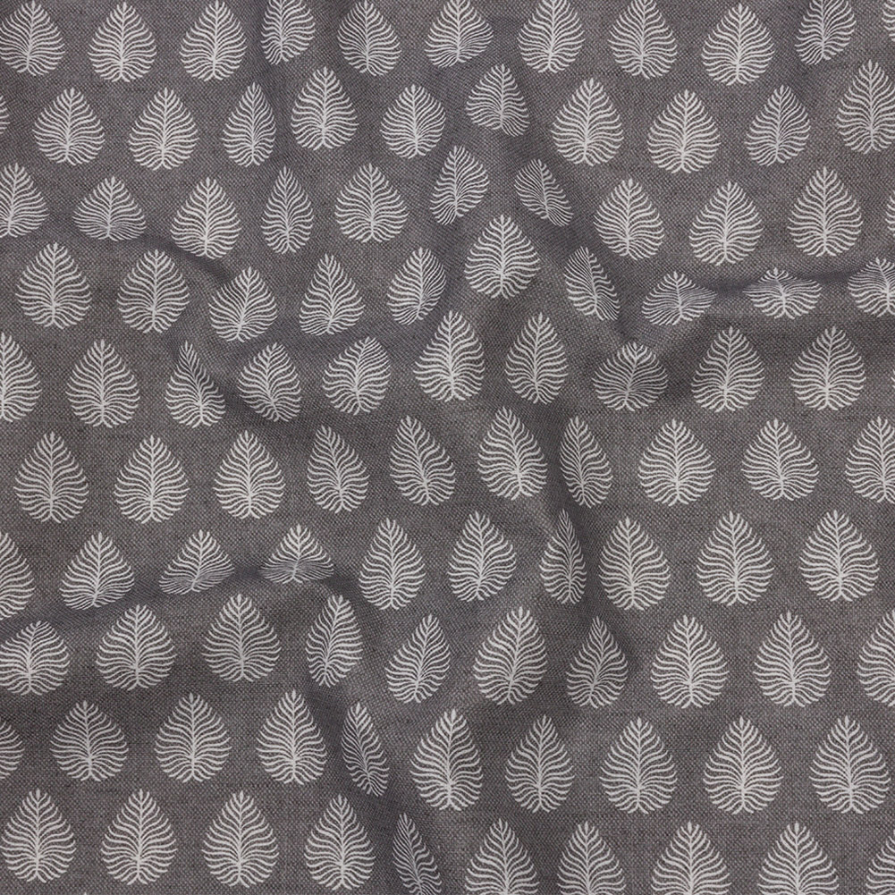 Cotton Canvas Print – Smoke Leaves – British Imported Cotton Canvas Print – Smoke Leaves – British Imported