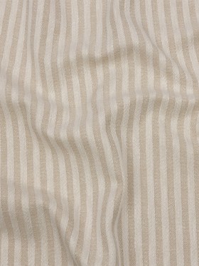 Cotton and Polyester Woven – Linen – Raised Stripes – British Imported Cotton and Polyester Woven – Linen – Raised Stripes – British Imported