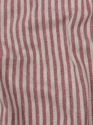 Cotton and Polyester Woven – Raspberry – Raised Stripes – British Imported Cotton and Polyester Woven – Raspberry – Raised Stripes – British Imported