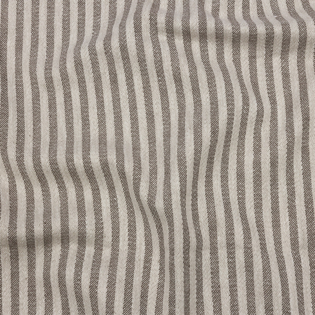 Cotton and Polyester Woven – Smoke – Raised Stripes – British Imported Cotton and Polyester Woven – Smoke – Raised Stripes – British Imported