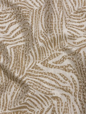 Drapery Jacquard – Sand Animal Stripes and Spots – British Imported Drapery Jacquard – Sand Animal Stripes and Spots – British Imported
