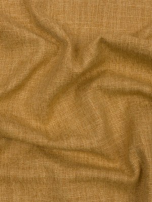 Soft Textured Recycled Polyester Drapery Woven – Ochre – British Imported Soft Textured Recycled Polyester Drapery Woven – Ochre – British Imported