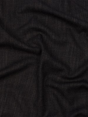 Soft Textured Recycled Polyester Drapery Woven – Onyx – British Imported Soft Textured Recycled Polyester Drapery Woven – Onyx – British Imported