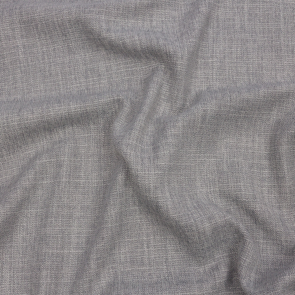 Soft Textured Recycled Polyester Drapery Woven – Silver – British Imported Soft Textured Recycled Polyester Drapery Woven – Silver – British Imported