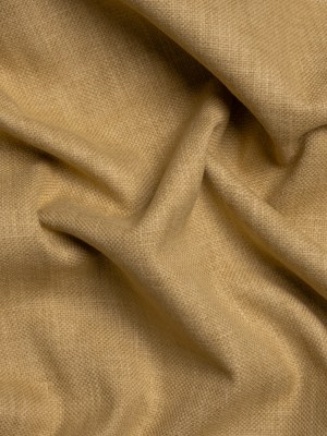 Slubbed Cotton and Polyester Woven – Gold – British Imported Slubbed Cotton and Polyester Woven – Gold – British Imported