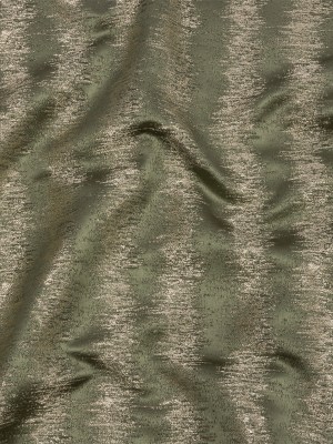 Satin-Faced Metallic Drapery Jacquard – Sage Ikat Stripes – British Imported Satin-Faced Metallic Drapery Jacquard – Sage Ikat Stripes – British Imported