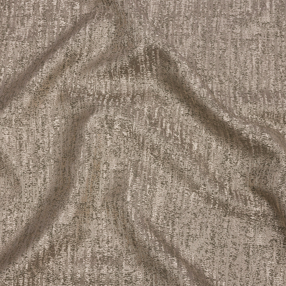 Metallic Satin-Faced Drapery Jacquard – Pebble Distressed – British Imported Metallic Satin-Faced Drapery Jacquard – Pebble Distressed – British Imported
