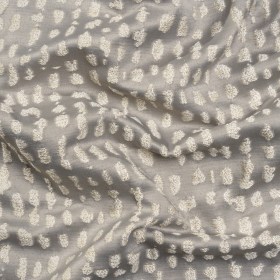 Metallic Drapery Jacquard – Dove Spotted Abstract – British Imported Metallic Drapery Jacquard – Dove Spotted Abstract – British Imported