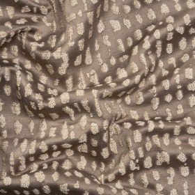 Metallic Drapery Jacquard – Mole Spotted Abstract – British Imported Metallic Drapery Jacquard – Mole Spotted Abstract – British Imported