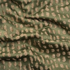 Metallic Drapery Jacquard – Olive Spotted Abstract – British Imported Metallic Drapery Jacquard – Olive Spotted Abstract – British Imported