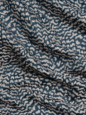 Metallic Drapery Jacquard – Ink Mottled – British Imported Metallic Drapery Jacquard – Ink Mottled – British Imported