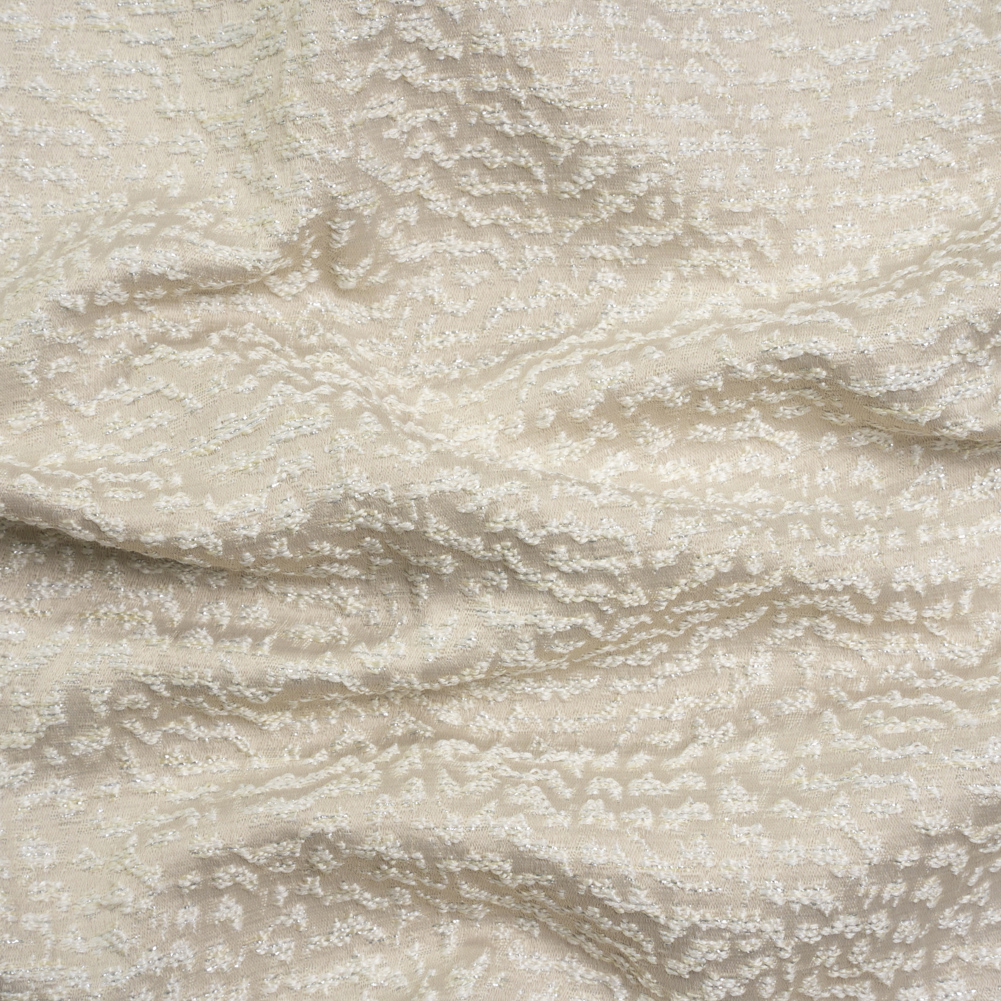 Metallic Drapery Jacquard – Porcelain Mottled – British Imported Metallic Drapery Jacquard – Porcelain Mottled – British Imported