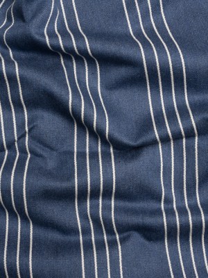 Soft Textured Recycled Polyester Drapery Woven – Indigo – British Imported Soft Textured Recycled Polyester Drapery Woven – Indigo – British Imported