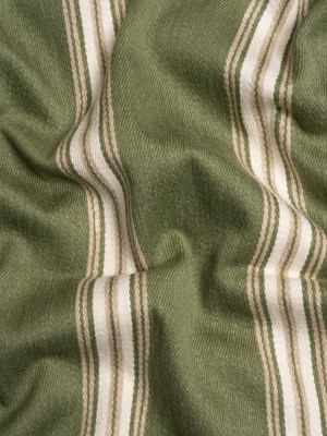 Cotton and Polyester Drapery Twill – Spruce Striped – British Imported Cotton and Polyester Drapery Twill – Spruce Striped – British Imported