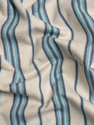 Polyester and Cotton Twill – Denim Herringbone Stripes – British Imported Polyester and Cotton Twill – Denim Herringbone Stripes – British Imported