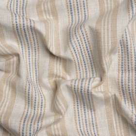 Cotton and Polyester Woven – Denim Tactile Stripes – British Imported Cotton and Polyester Woven – Denim Tactile Stripes – British Imported
