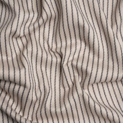 Cotton and Polyester Woven – Charcoal Tactile Chalk Stripes – British Imported Cotton and Polyester Woven – Charcoal Tactile Chalk Stripes – British Imported
