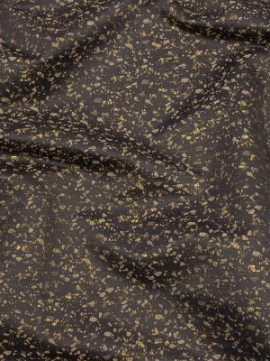 Metallic Drapery Jacquard – Ebony Speckled – British Imported Metallic Drapery Jacquard – Ebony Speckled – British Imported