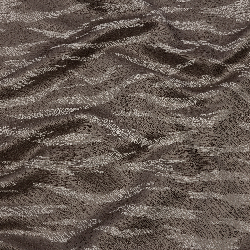 Drapery Jacquard – Slate Tiger Stripes – British Imported Drapery Jacquard – Slate Tiger Stripes – British Imported