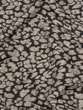 Drapery Jacquard – Ebony Leopard Spots – British Imported Drapery Jacquard – Ebony Leopard Spots – British Imported