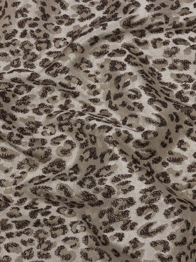 Drapery Jacquard – Truffle Leopard Spots – British Imported Drapery Jacquard – Truffle Leopard Spots – British Imported